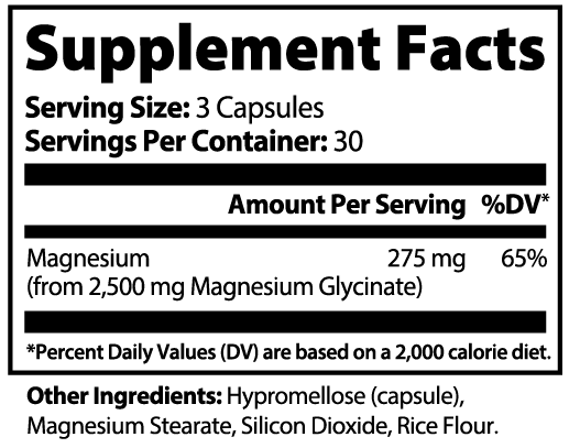 Magnesium Glycinate | High-Absorption Muscle & Sleep Support